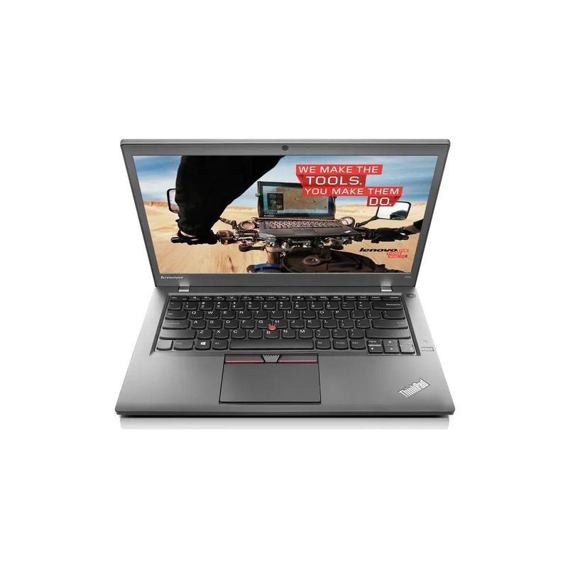 Lenovo ThinkPad T450 14″ display Intel i5 CPU 256 GB SSD 8 GB RAM Windows 10 (renoveret)